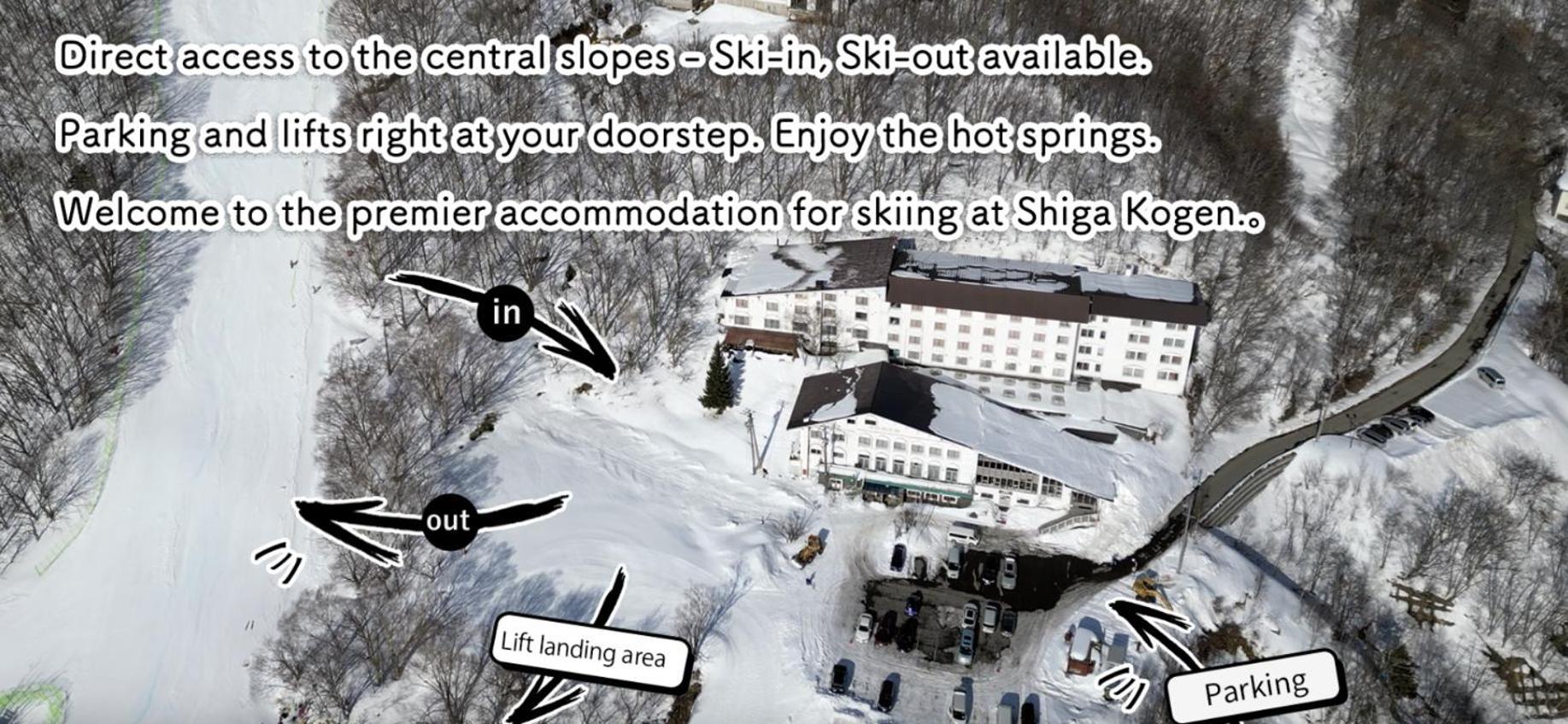 Shiga Swiss Inn Shiga Kogen Eksteriør billede